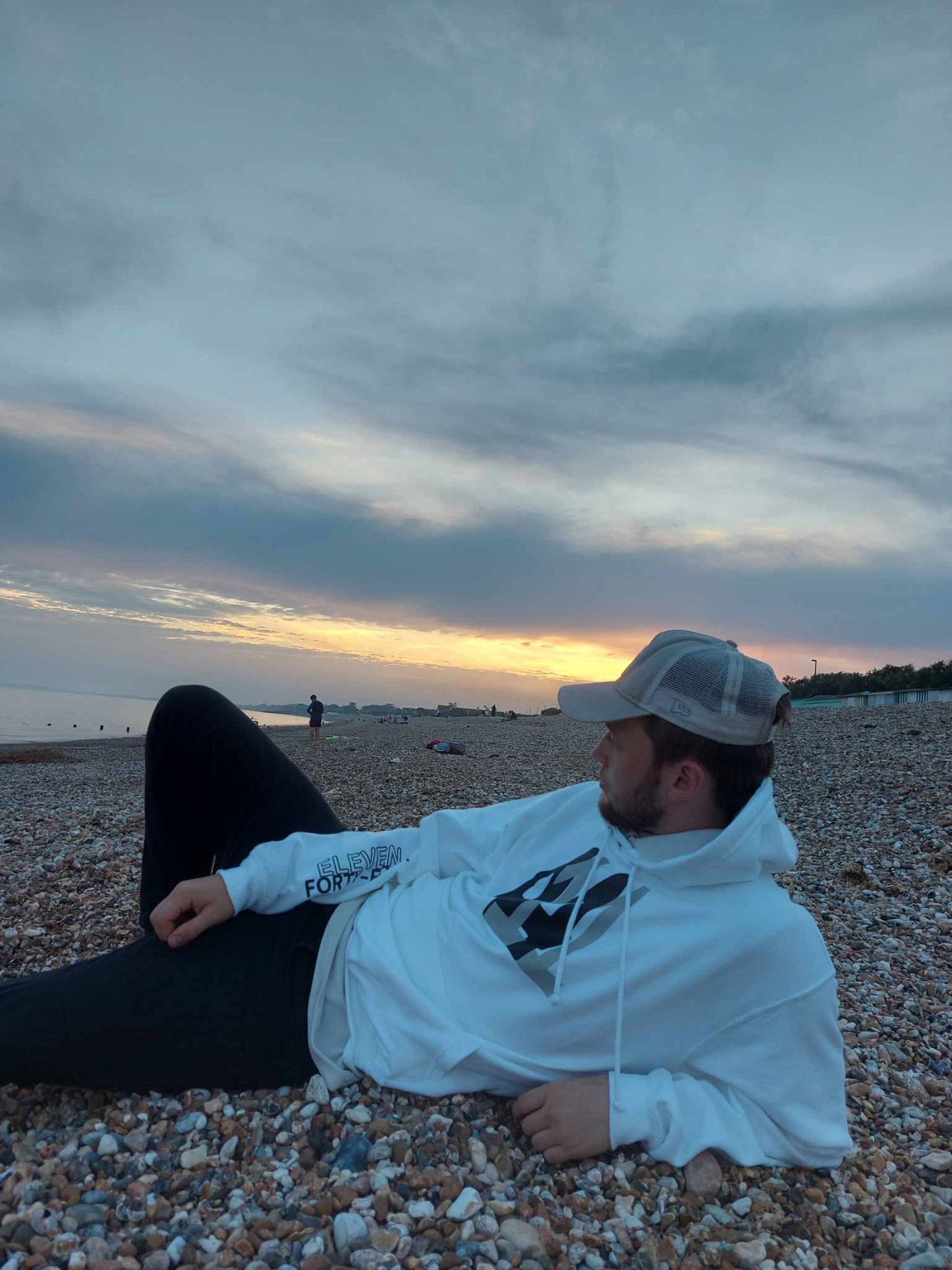 White 1144 Basics Hoodie
